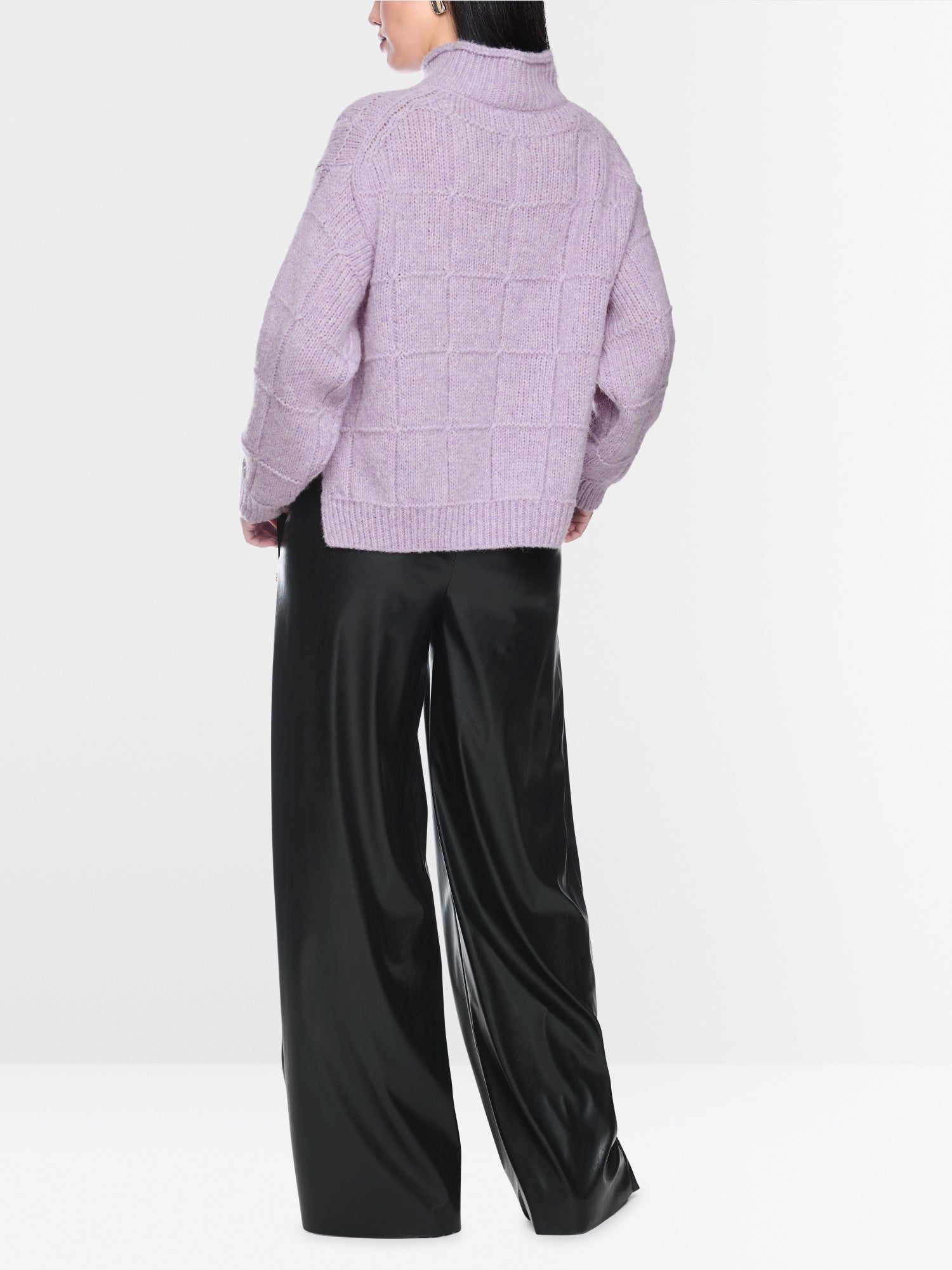Marc Cain Collections Oversized Sweater Purple Rose BC41.15M07