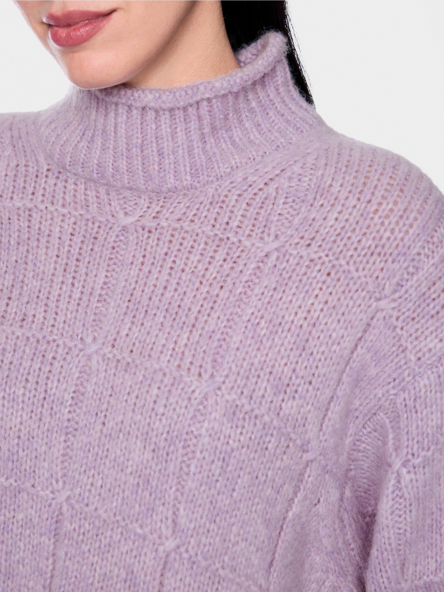 Marc Cain Collections Oversized Sweater Purple Rose BC41.15M07