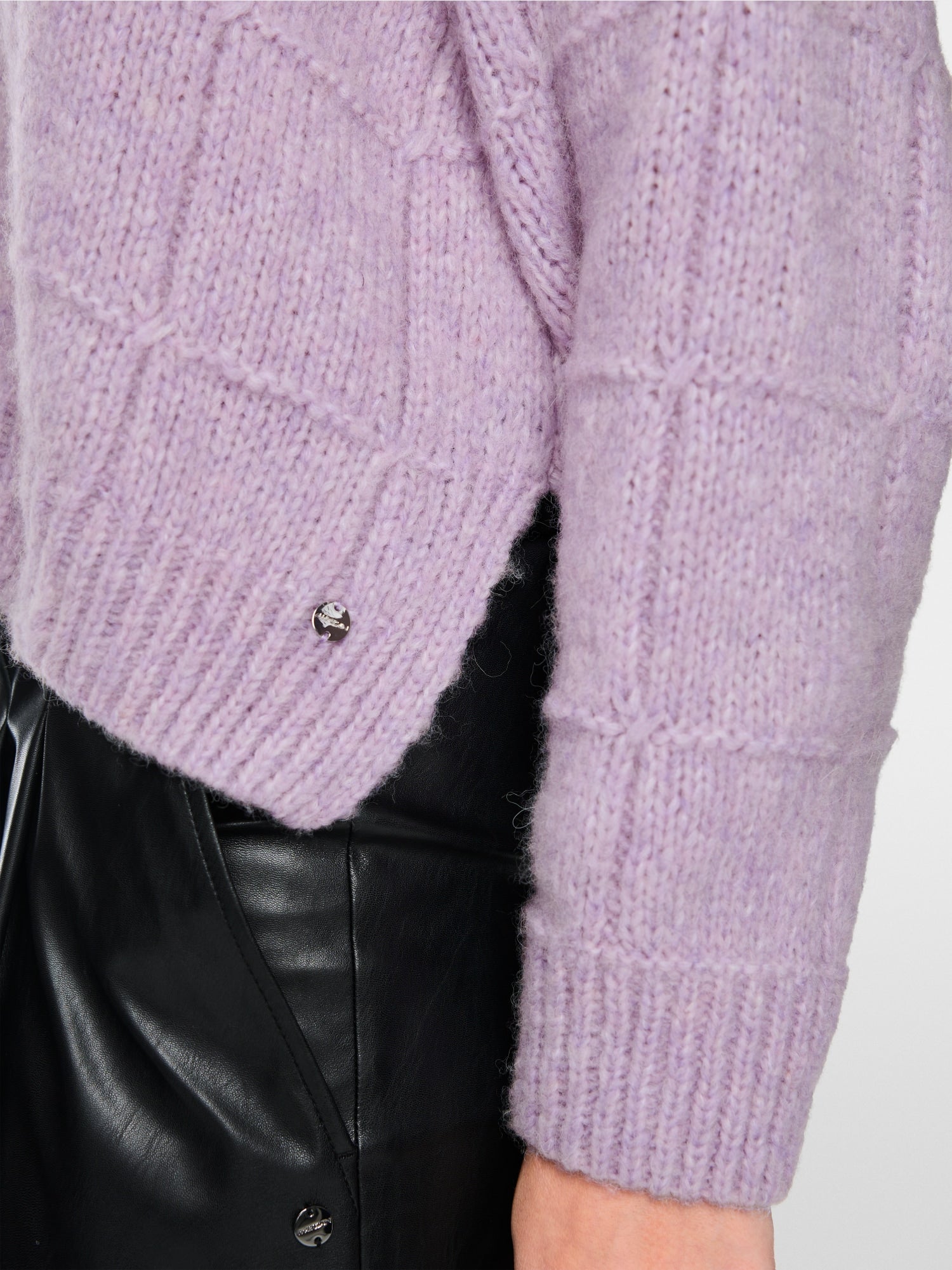 Marc Cain Collections Oversized Sweater Purple Rose BC41.15M07