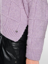 Marc Cain Collections Oversized Sweater Purple Rose BC41.15M07