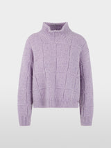 Marc Cain Collections Oversized Sweater Purple Rose BC41.15M07