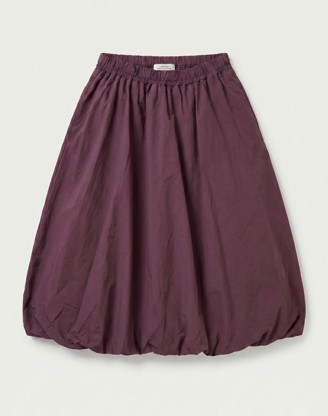 FROCKS Lucy Puff Poplin Skirt Claret
