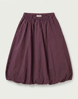 FROCKS Lucy Puff Poplin Skirt Claret