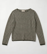 FROCKS Melissa Stripe Cashmere Sweater Forest
