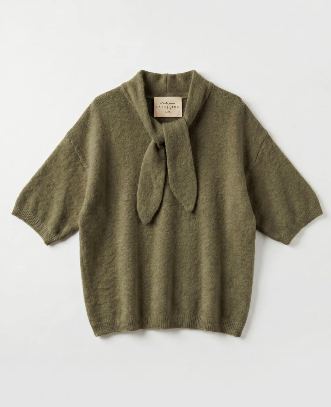 FROCKS Lily Tie SS Sweater Agave