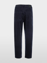 Marc Cain Sports RUMA relaxed fit Corduroy Pants Navy BS81.19W21