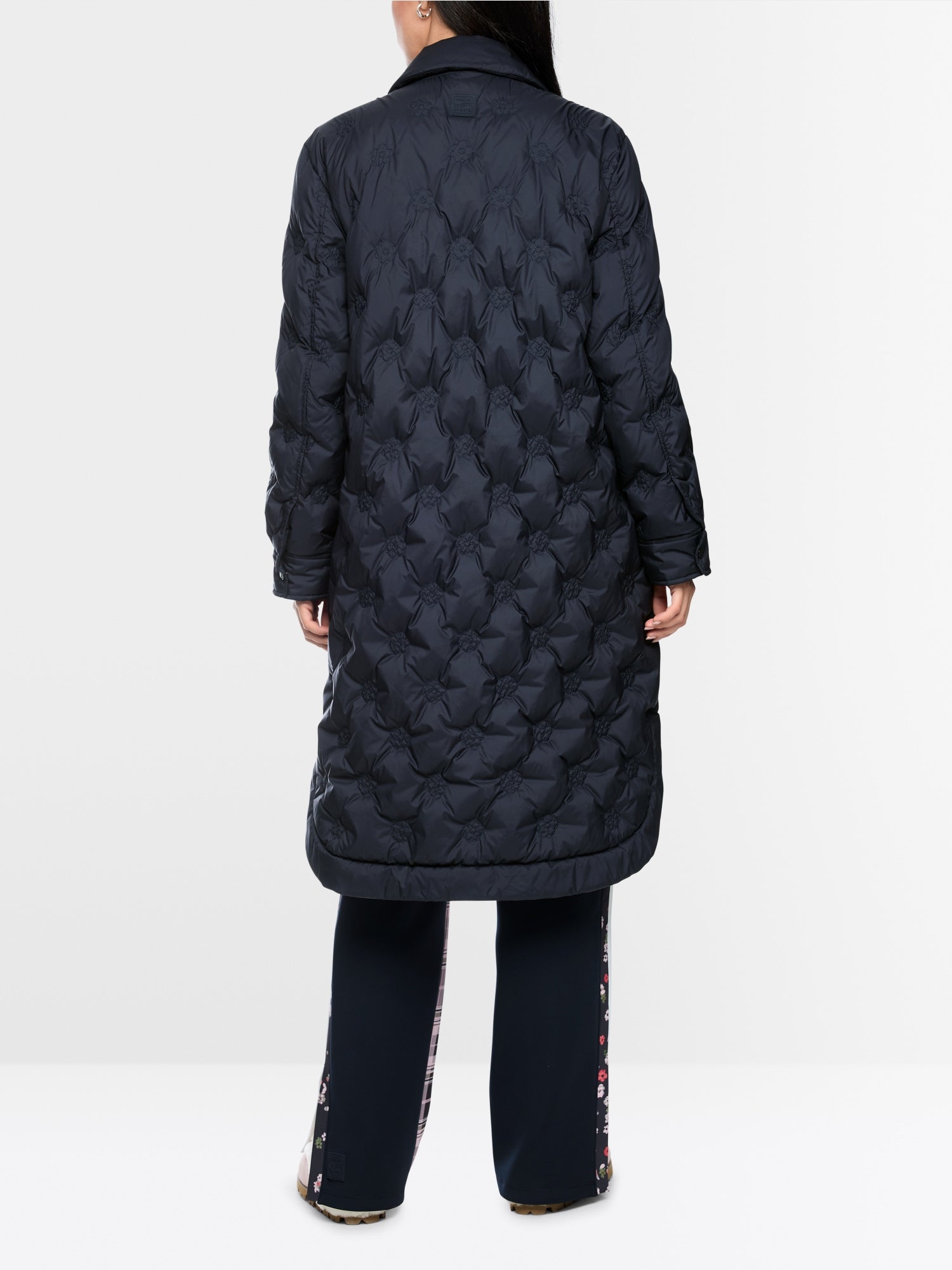 Marc Cain Sports Quilt Coat with Light Down Lining Navy BS11.03W13