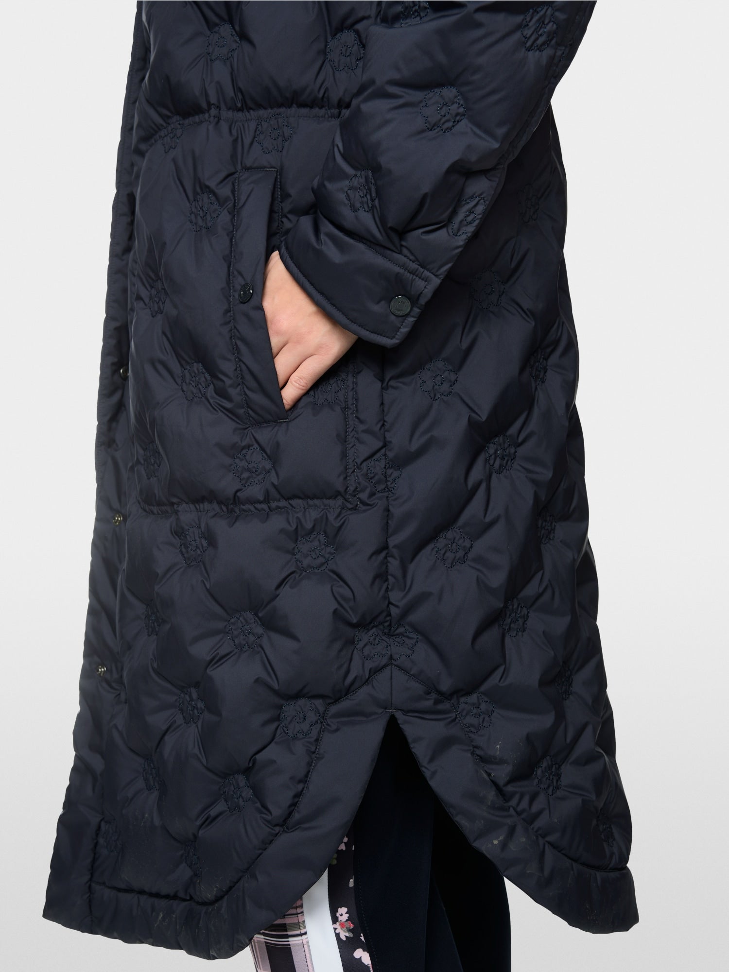 Marc Cain Sports Quilt Coat with Light Down Lining Navy BS11.03W13