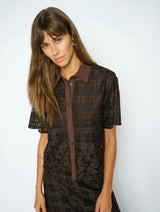 Mos Mosh Lia Checko Lace Shirt Deliciosa