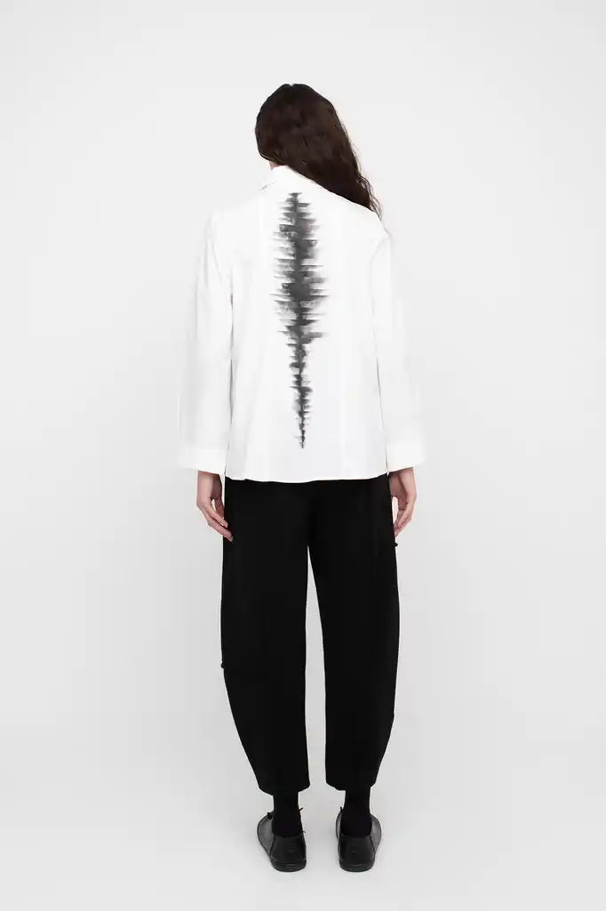 OZAI N KŪ Print Shirt White 777007