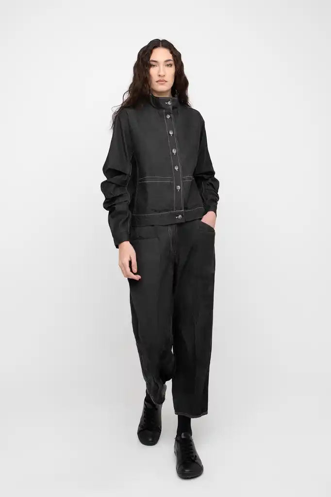 OZAI N KŪ Denim Jacket Black 777010