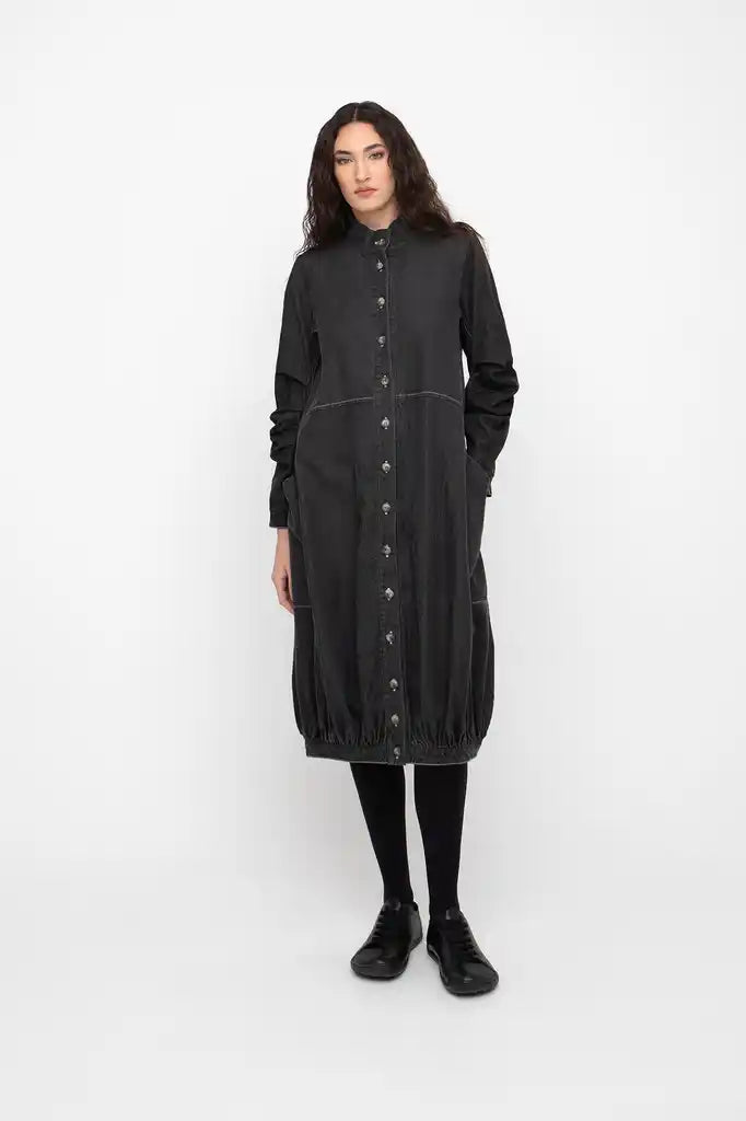 OZAI N KŪ Denim Dress Black 777015
