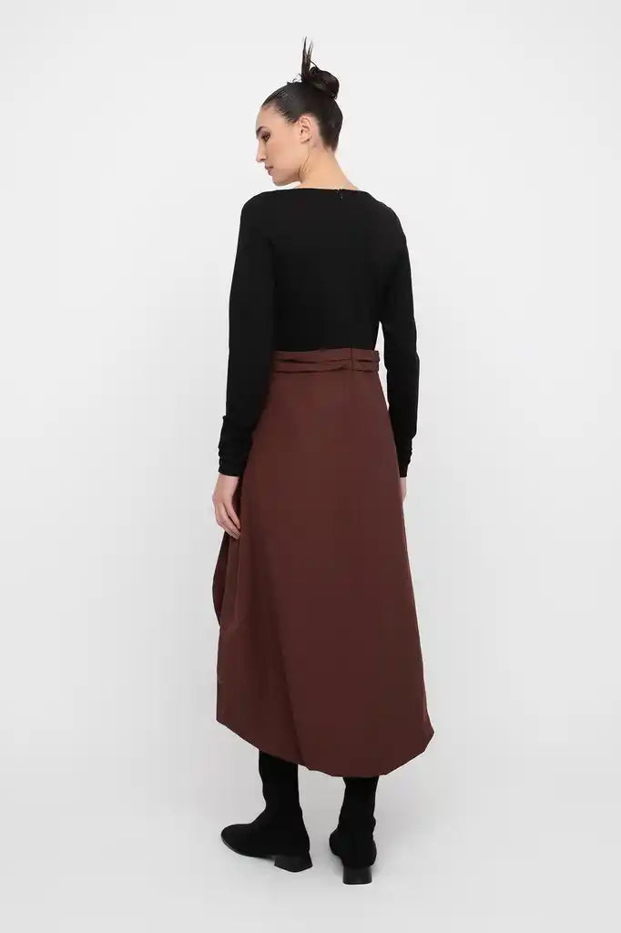 OZAI N KŪ Dress Bitter Chocolate 777044