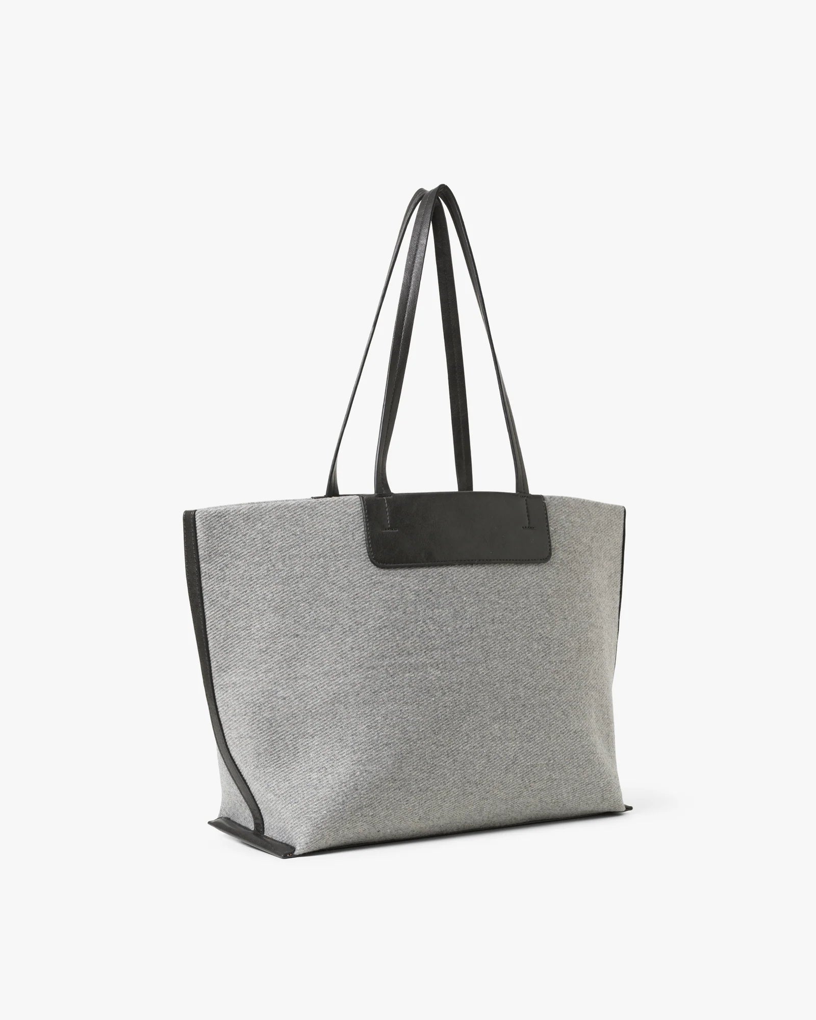 DAY ET Medium Structured Wool Work Bag Mid Grey