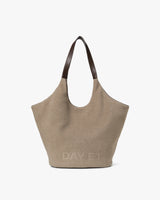 DAY ET Medium Woollen Shoulder Bag Chocolate Chip