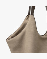 DAY ET Medium Woollen Shoulder Bag Chocolate Chip