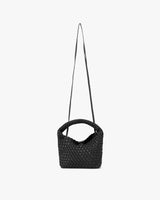 DAY ET Small Hand-Braided Neoprene Crossbody Handbag Black