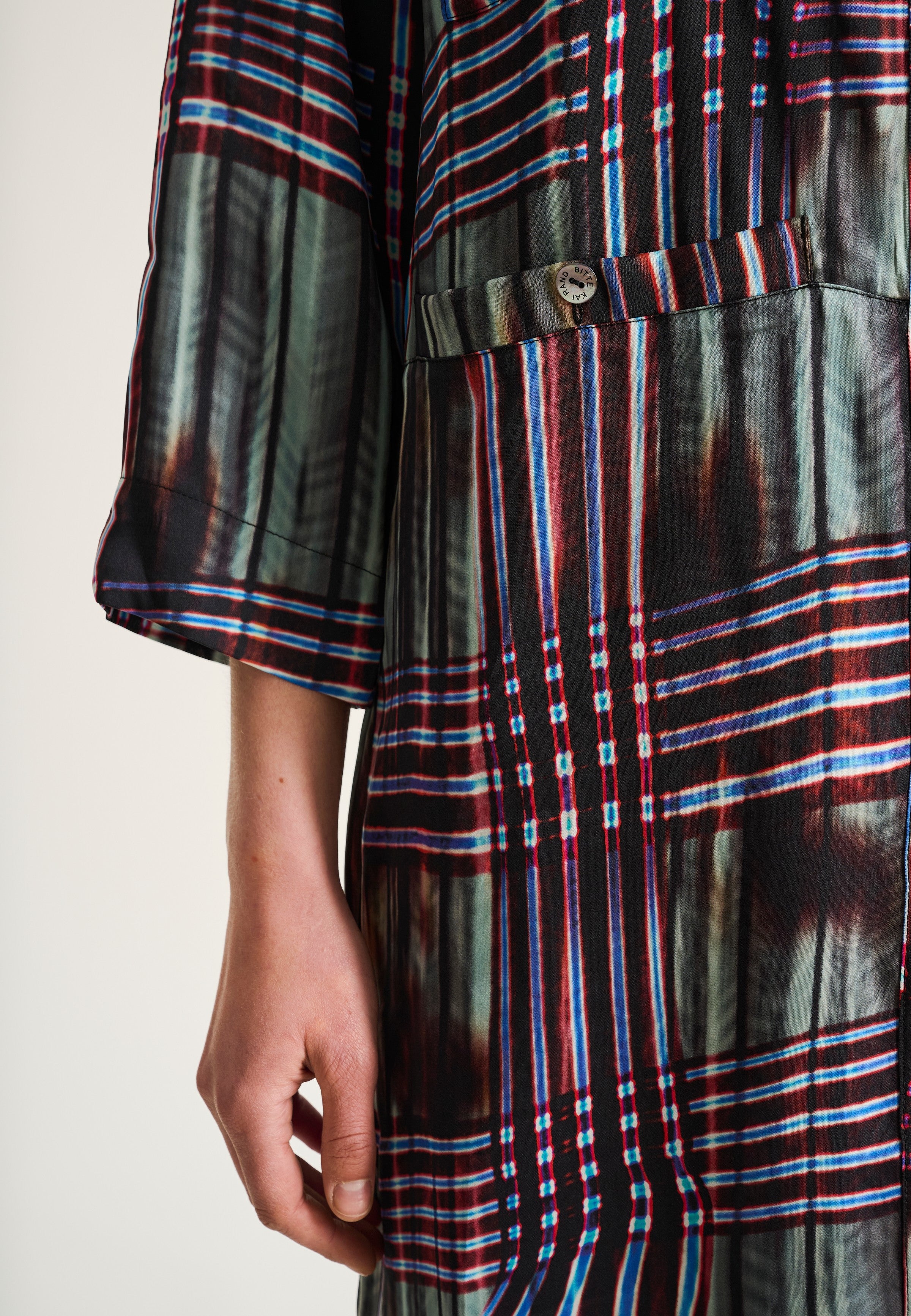 BITTE KAI RAND Geometric Print Shirt Dress