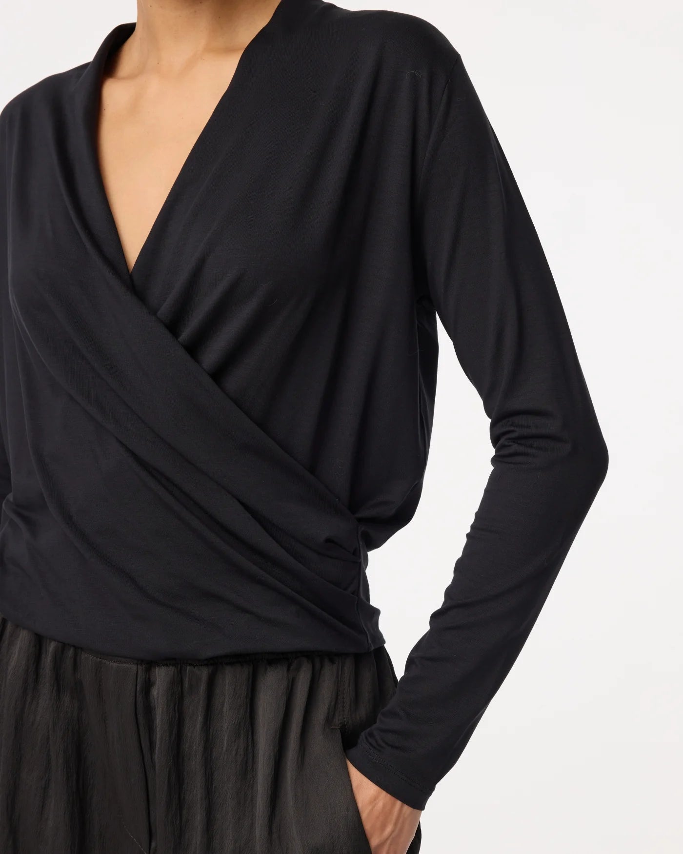 Knit-Ted Jetty Top Black