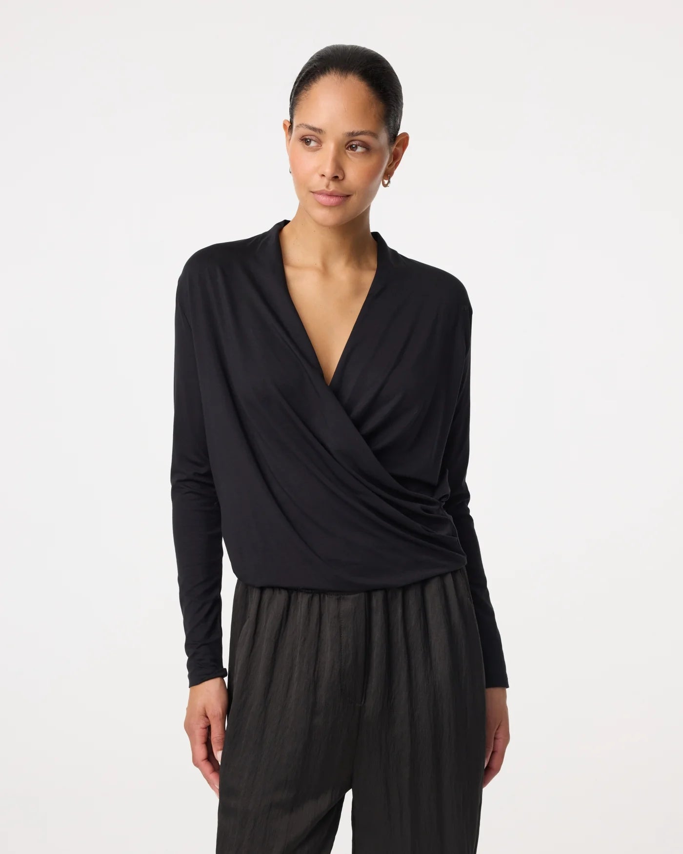 Knit-Ted Jetty Top Black