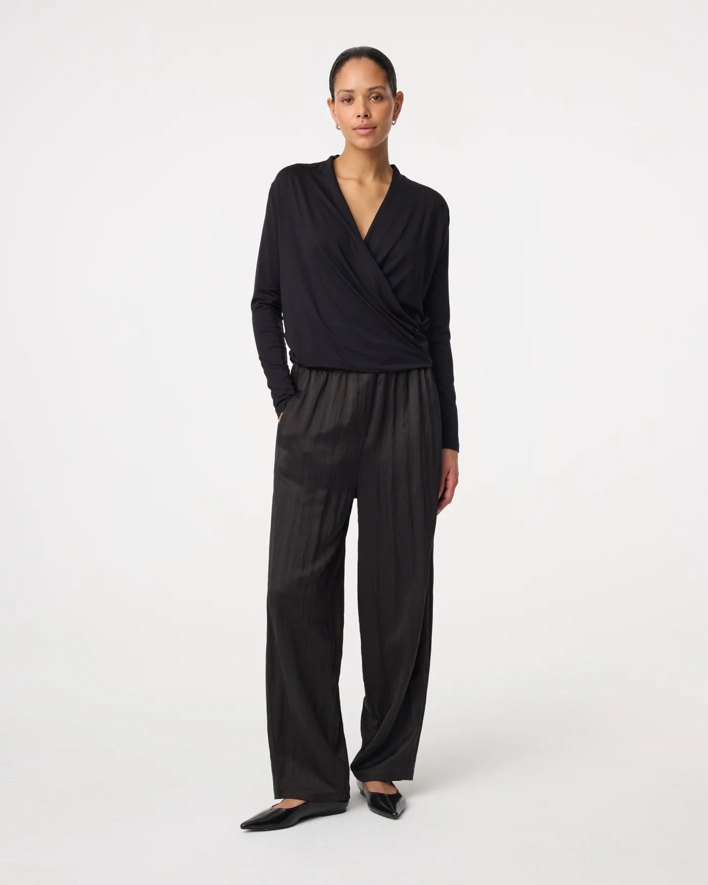 Knit-Ted Jetty Top Black