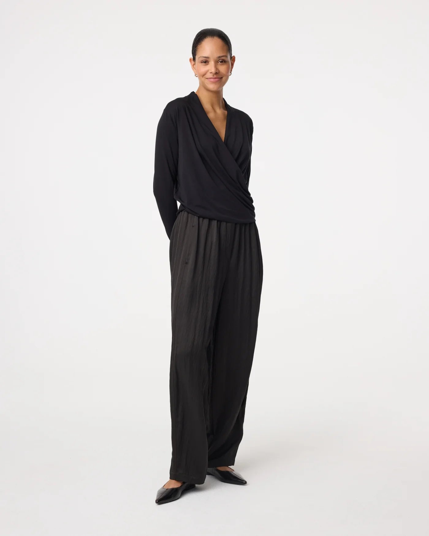 Knit-Ted Jetty Top Black
