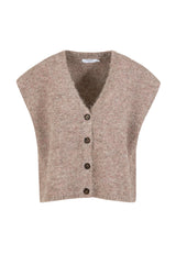 Coster Copenhagen Boxy Knit Vest Rose Mix