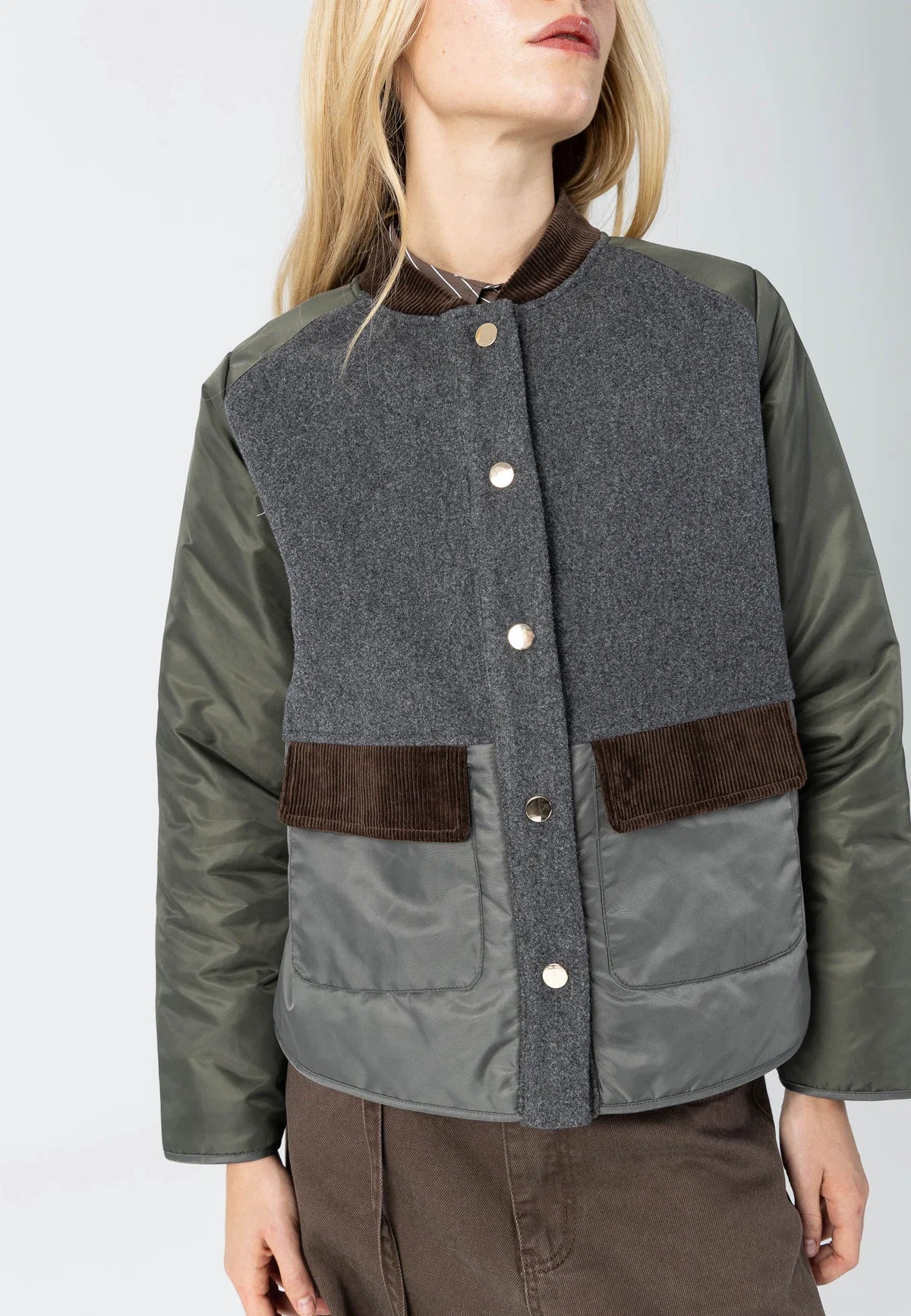 Coster Copenhagen Jacket with Corduroy Detail