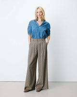 GRACE & MILA Houndstooth Tailored Pants Ayen