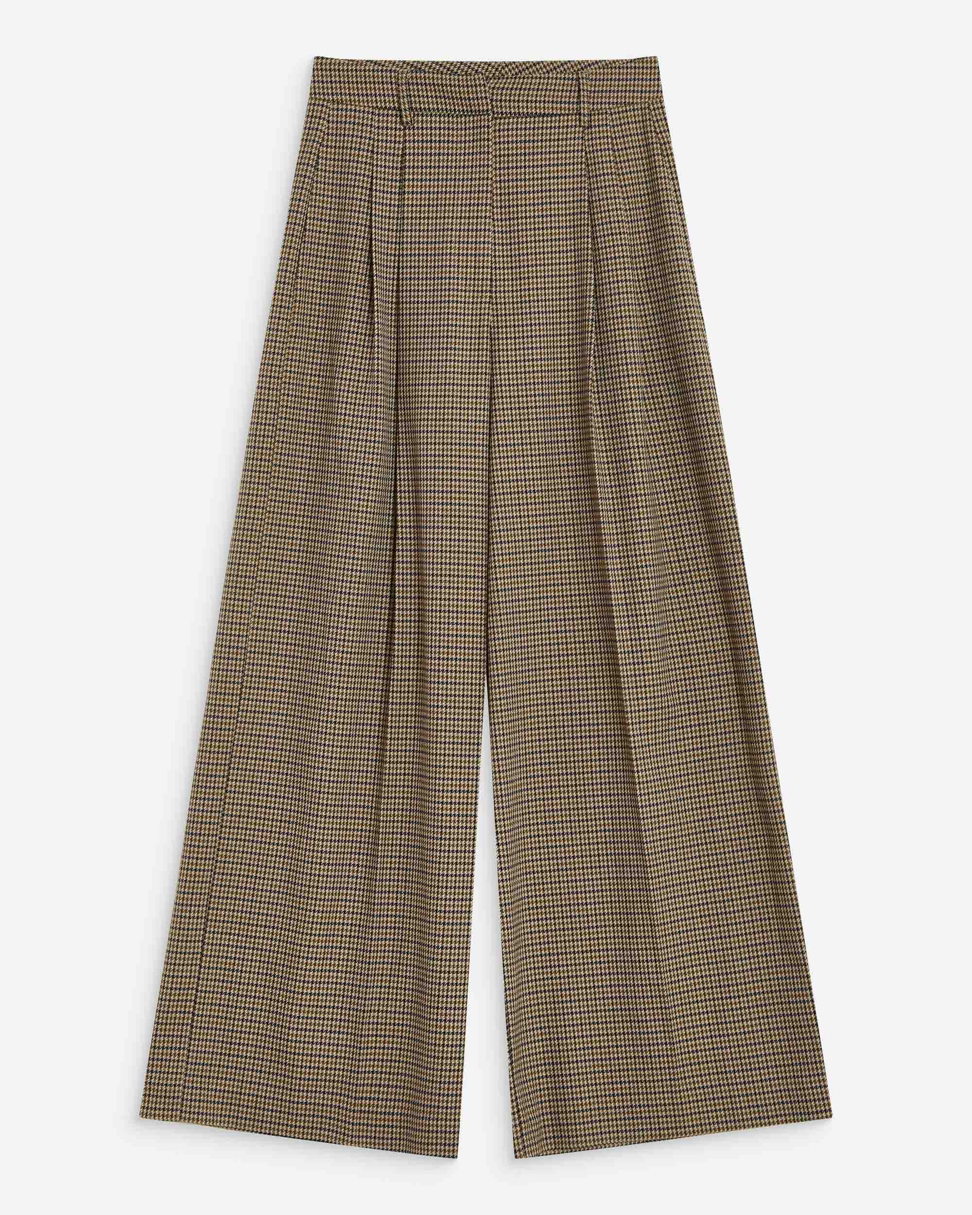 GRACE & MILA Houndstooth Tailored Pants Ayen
