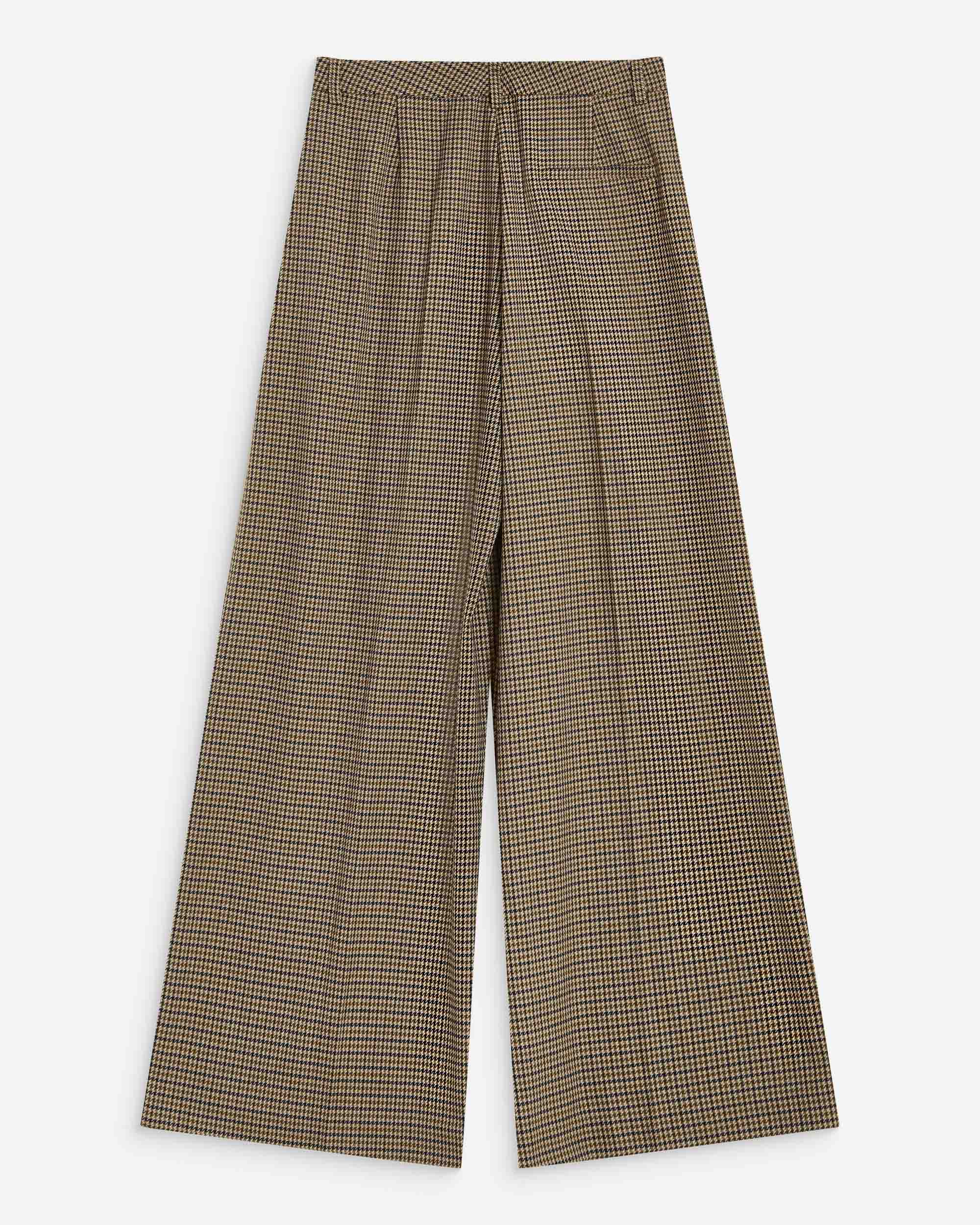 GRACE & MILA Houndstooth Tailored Pants Ayen