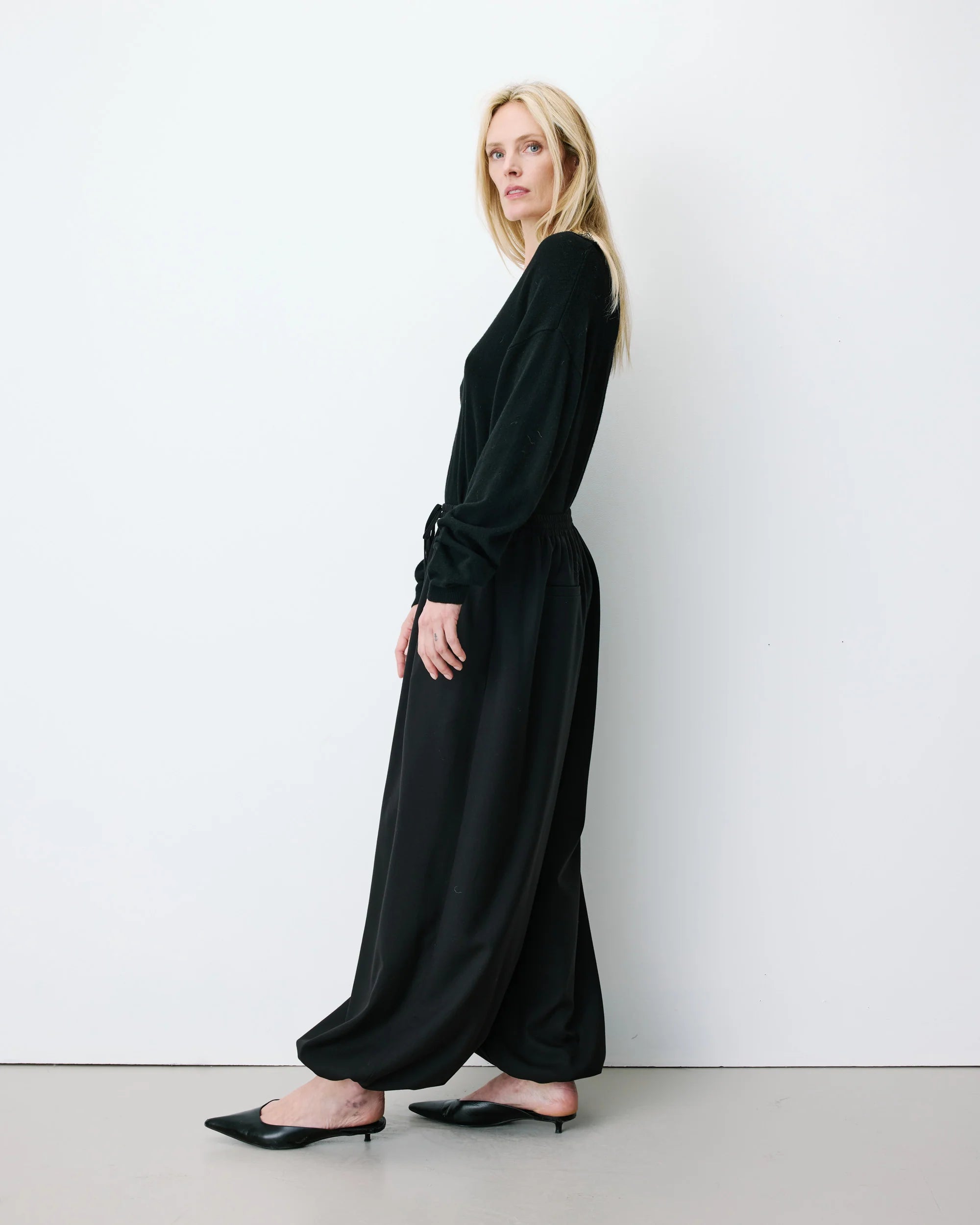 GRACE & MILA Aniel Balloon Pants Black