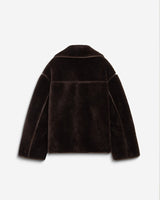 GRACE & MILA Amelio Faux Fur Chocolate