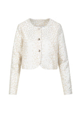 Coster Copenhagen Cropped Metallic Jacquard Jacket