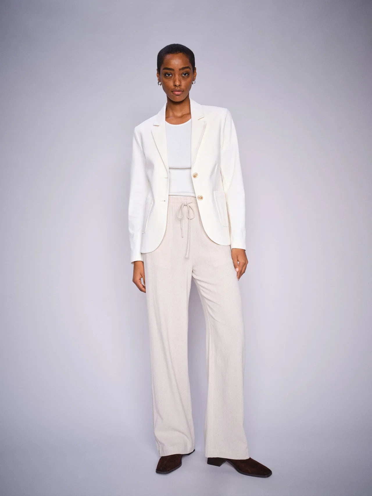 Mos Mosh Helin Jolene Pant Feather Gray