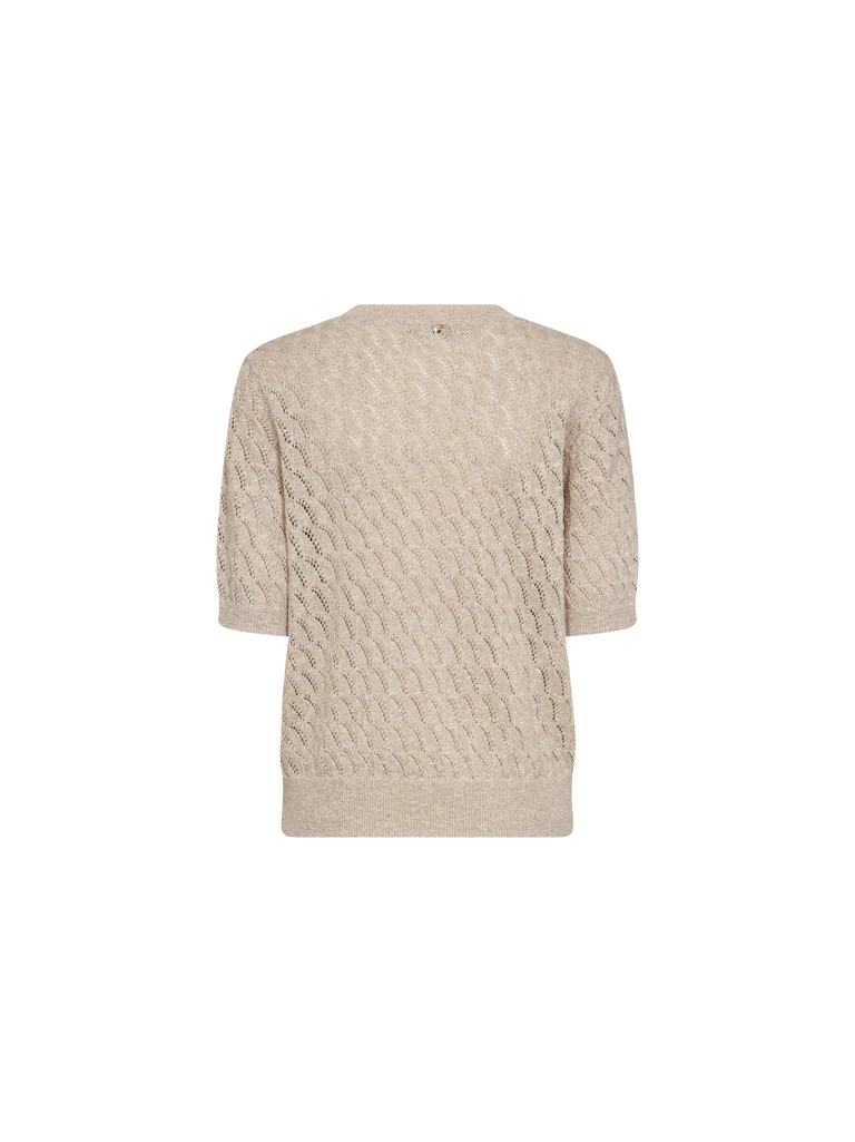 Mos Mosh Karin Marisol Linen Knit Feather Gray