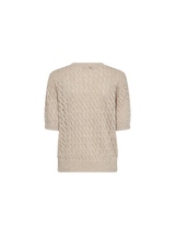 Mos Mosh Karin Marisol Linen Knit Feather Gray