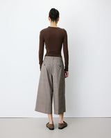 GRACE & MILA Houndstooth Tailored Bermuda Pants Arnold