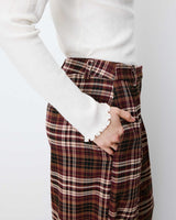 GRACE & MILA Pants Cherry