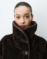 GRACE & MILA Amelio Faux Fur Chocolate