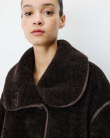GRACE & MILA Amelio Faux Fur Chocolate