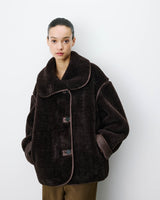 GRACE & MILA Amelio Faux Fur Chocolate