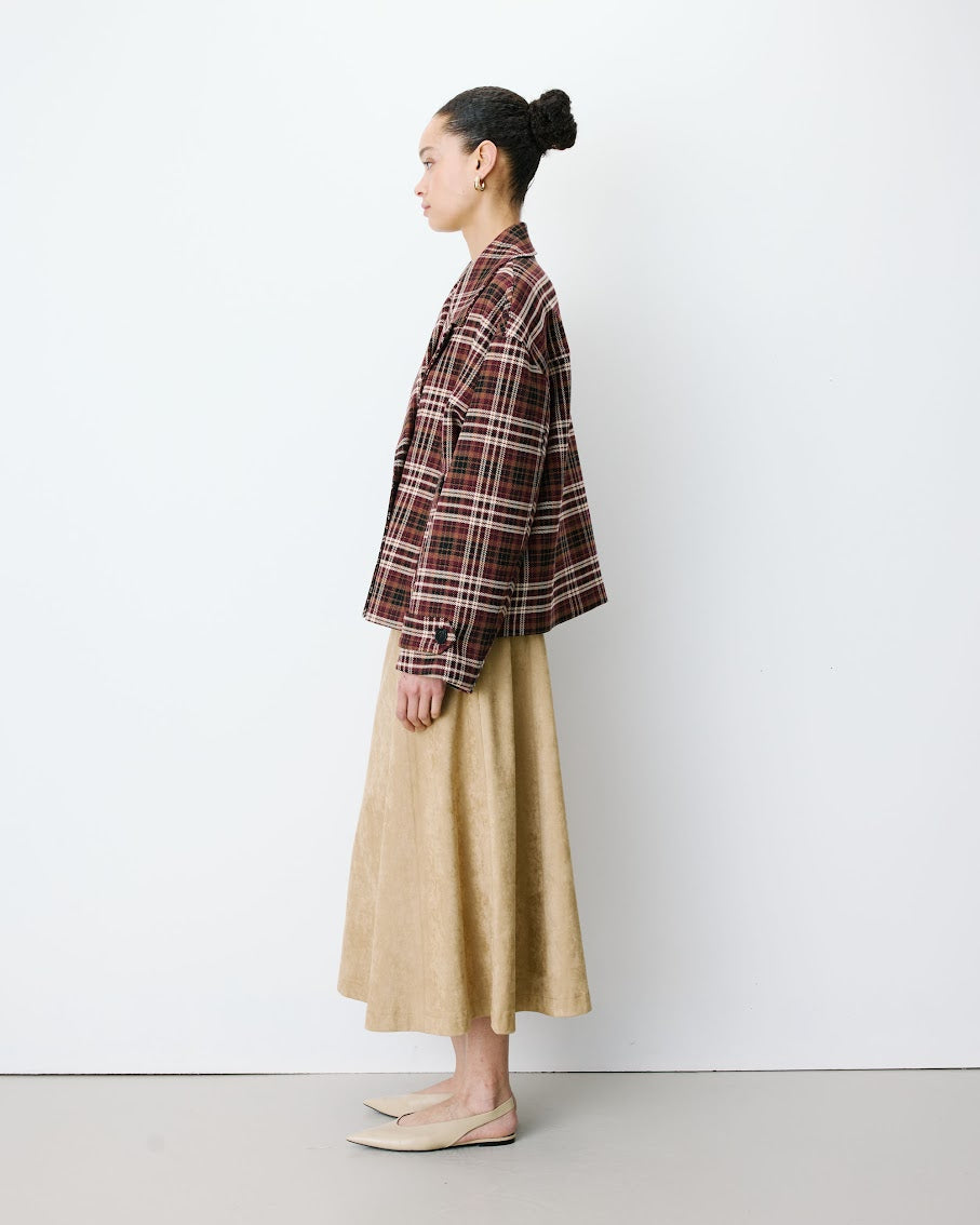 GRACE & MILA Ayme Blazer Cherry