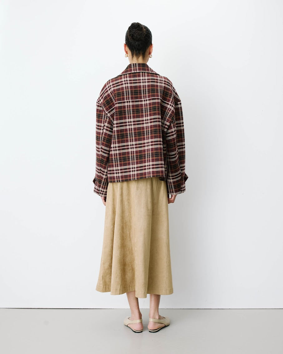 GRACE & MILA Ayme Blazer Cherry