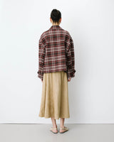 GRACE & MILA Ayme Blazer Cherry