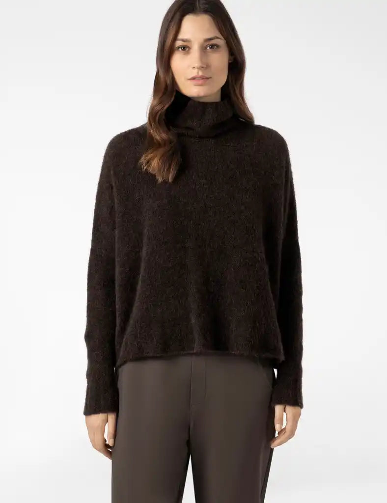 Sarah Pacini Sweater Chocolate 262.11.095