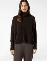 Sarah Pacini Sweater Chocolate 262.11.095