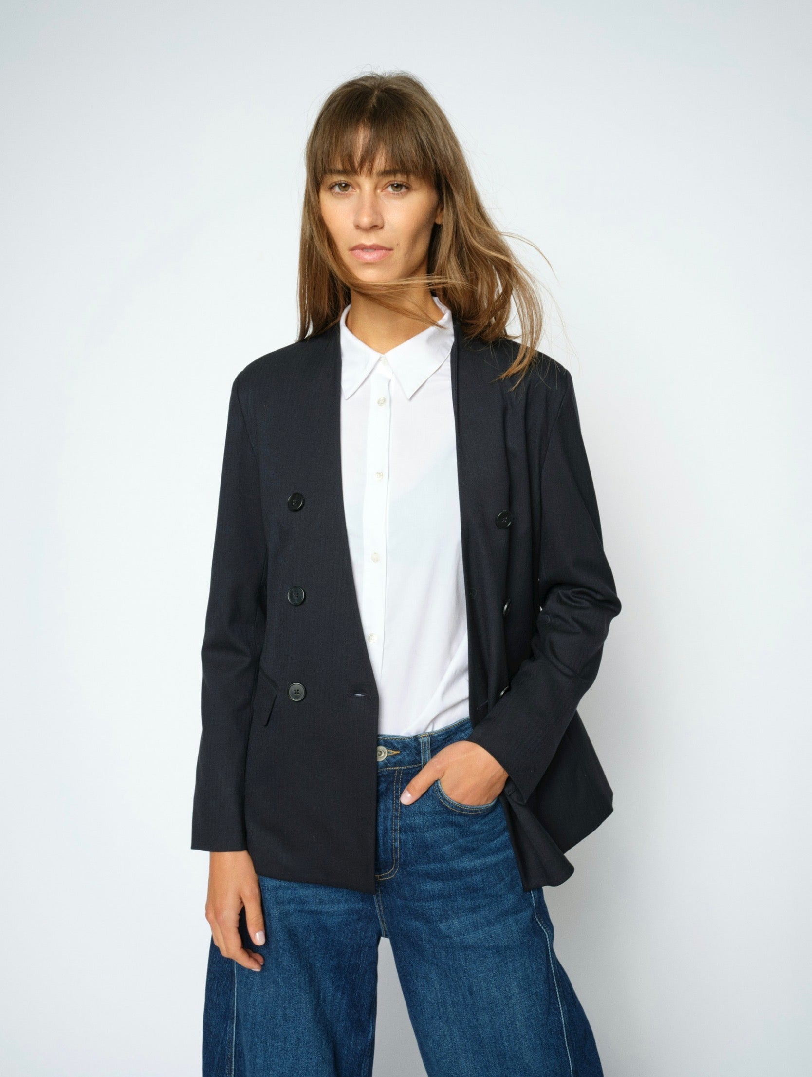 Mos Mosh Silvi Caro Blazer Salute Navy