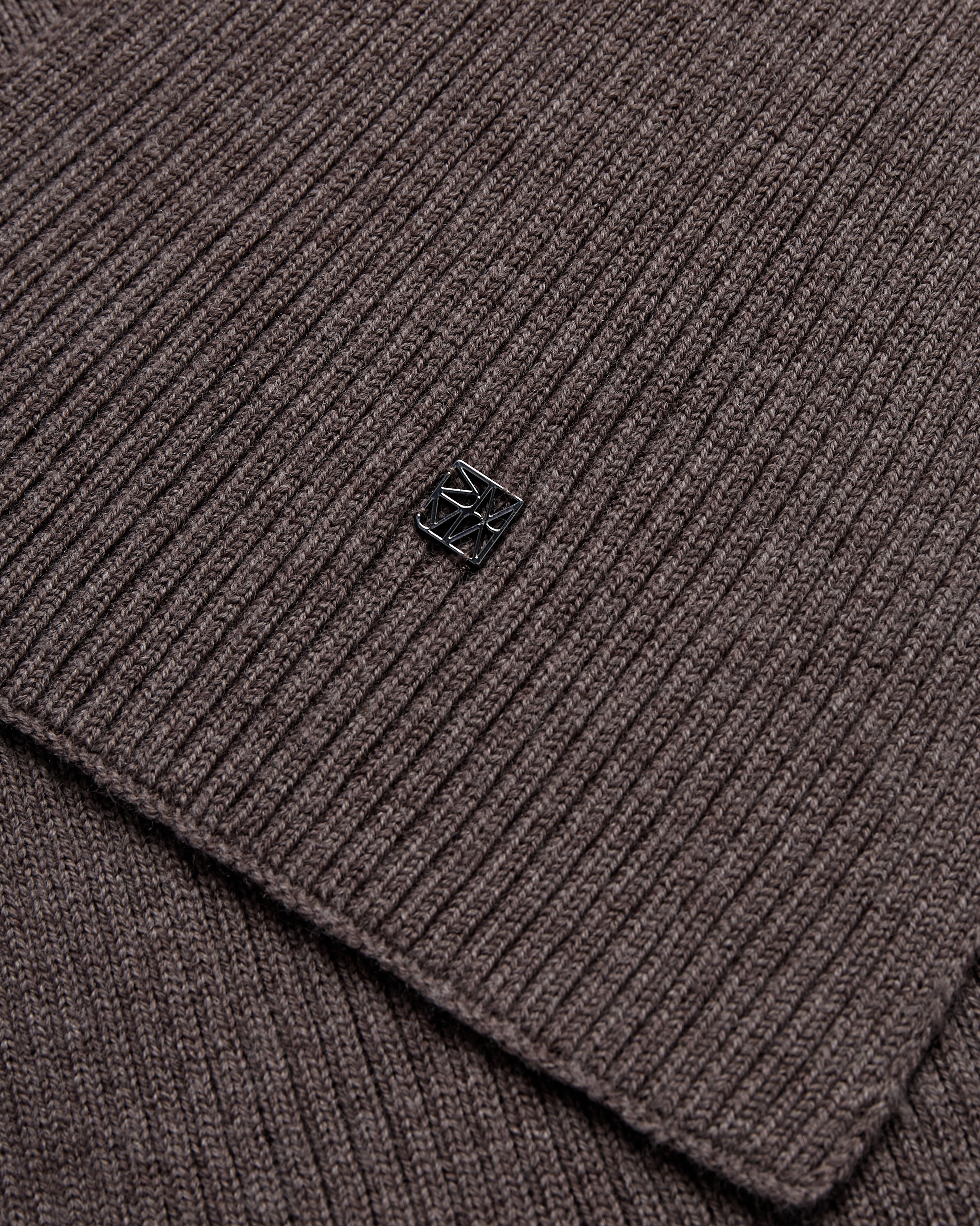 Mos Mosh Tova Wool Rib Scarf Subterranean