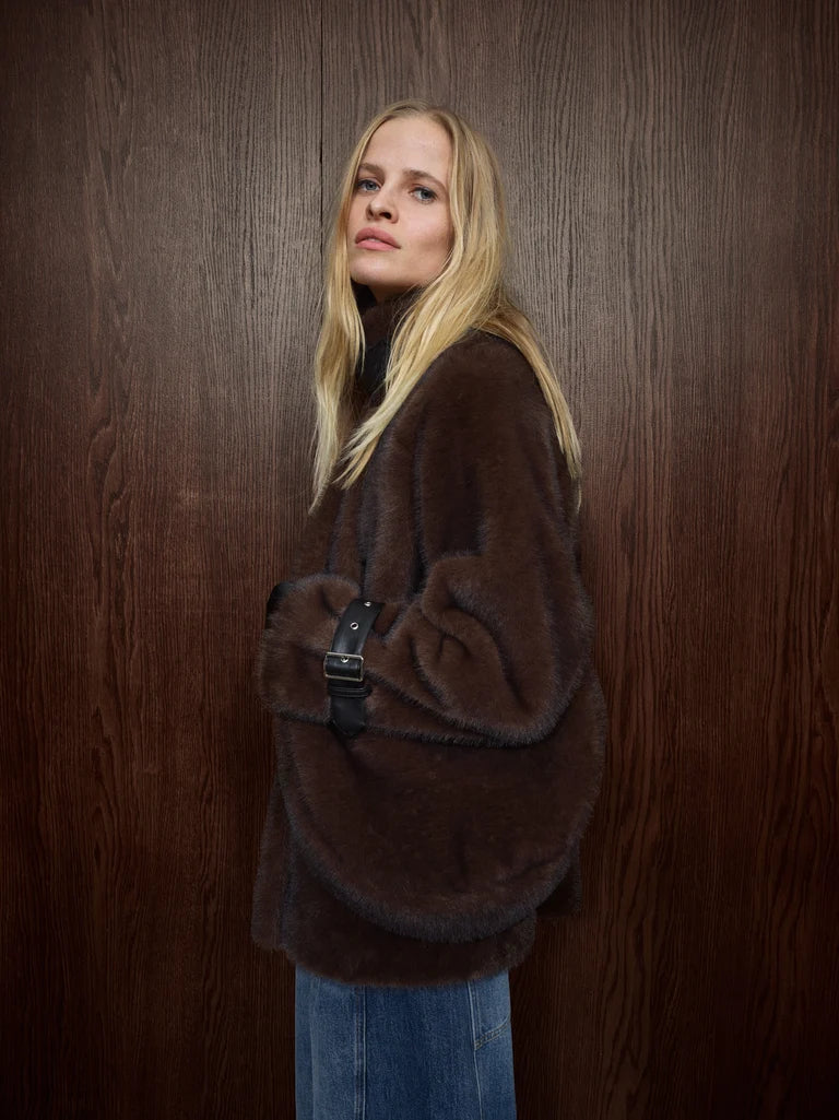 Mos Mosh Nanette Faux Fur Jacket Deliciosa